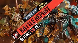 Death Guard vs Tempestus Scions  Warhammer 40000 Battle Report [upl. by Yreffeg]