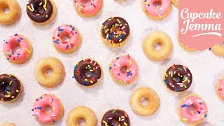 How To Make Mini Baked Donuts  Cupcake Jemma [upl. by Adnilec567]