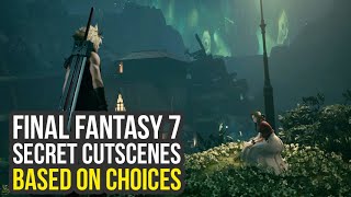 Final Fantasy 7 Remake Secrets  Special Cutscenes Based On Your Choices FF7 Remake Secrets [upl. by Atiana]