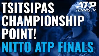 Stefanos Tsitsipas wins the 2019 Nitto ATP Finals [upl. by Netnilc]