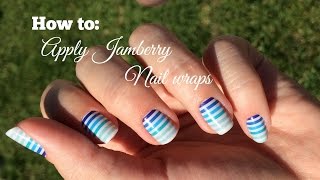 How to Apply Jamberry nail wraps [upl. by Hershell]