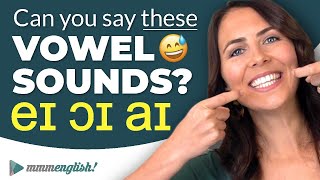 Pronunciation Practice 👄 Difficult Vowel Sounds DIPHTHONGS [upl. by Gilba]