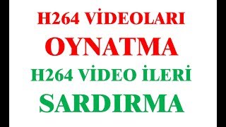 H264 Uzantılı Videolar Nasıl açılır  h264 Uzantılı Video Nasıl İlerletebilir [upl. by Jodoin]