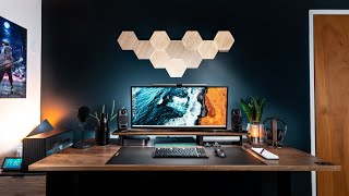 The DREAM Desk Setup and Office Tour  Modern amp Simple [upl. by Sahc]