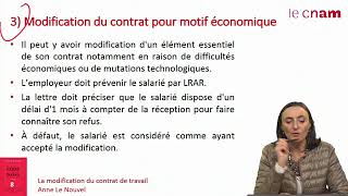 La modification du contrat de travail [upl. by Holna]