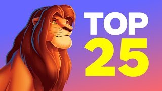 Top 25 Best Disney Animated Movies [upl. by Feodore]