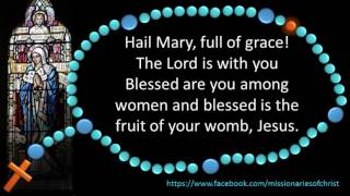 The Holy Rosary  Sorrowful Mysteries pray along video [upl. by Wilton]