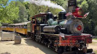 Roaring Camp Railroad Santa Cruz Felton Ca Riding the Dixiana Shay June 2021 [upl. by Jenkel]