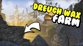 ESO Guide  Dreugh Wax Farming Location  Best and Fast Leather Farm [upl. by Castra]