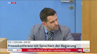 Live Pressekonferenz der Bundesregierung zur CoronaLage [upl. by Nwahsad]