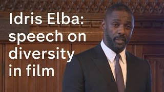 Idris Elba Speech on diversity in the media and films [upl. by Clemen366]