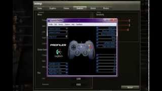 Logitech F310 Gamepad and Logitech profiler 4 any gamepad [upl. by Douglass]