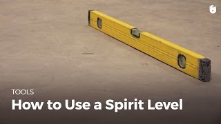 How to Use a Spirit Level  Masonry [upl. by Egide]