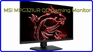 REVIEW 2025 MSI MPG321UR QD Gaming Monitor ESSENTIAL details [upl. by Croix]