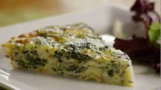 How to Make Crustless Spinach Quiche  Allrecipes [upl. by Aurelea]